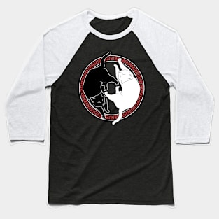 yin yang cat Baseball T-Shirt